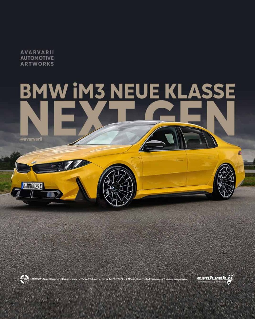 Electric BMW M3 Rendering Looks Promising