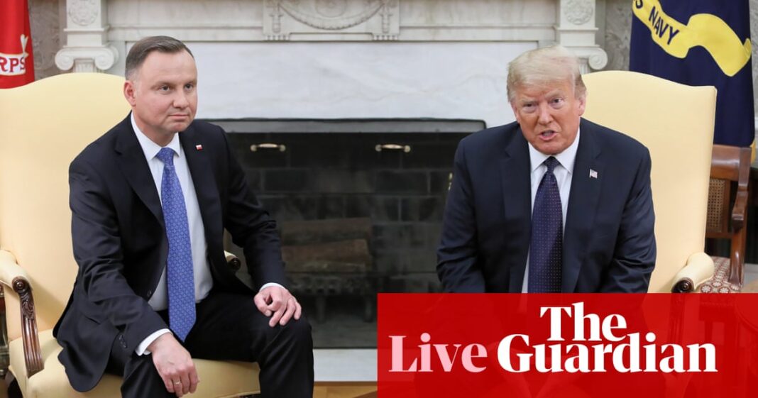 Poland’s Andrzej Duda to meet Donald Trump on Saturday– Europe live | Europe