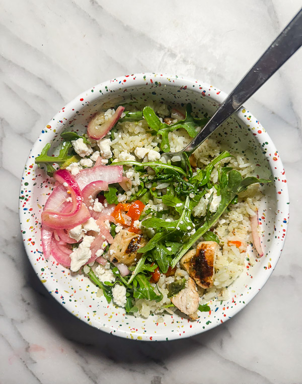 Fresh, zesty, and perfect for meal prep, these Cilantro Lime Chicken Bowls from Jessica Merchant's Easy Everyday Cookbook are a weeknight game-changer! Packed with flavor, easy to assemble, and great for leftovers. Save this one!