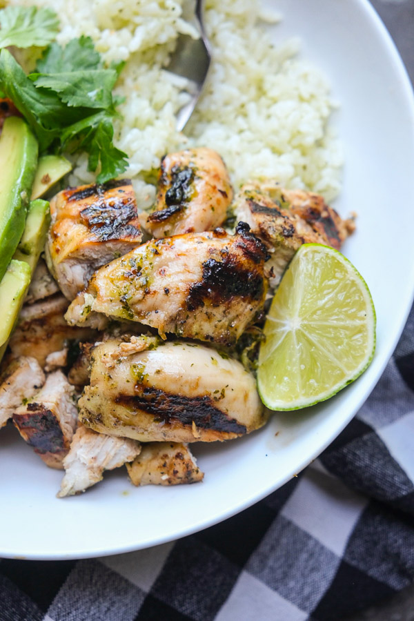 Fresh, zesty, and perfect for meal prep, these Cilantro Lime Chicken Bowls from Jessica Merchant's Easy Everyday Cookbook are a weeknight game-changer! Packed with flavor, easy to assemble, and great for leftovers. Save this one!