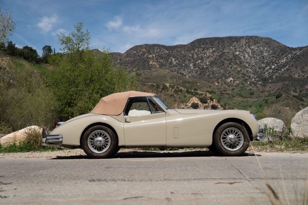 No Reserve: 1955 Jaguar XK140 MC Drophead Coupe 5-Speed