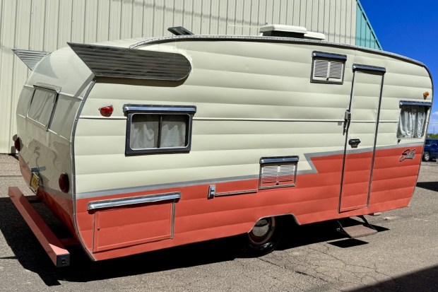 No Reserve: 1959 Shasta Airflyte Travel Trailer