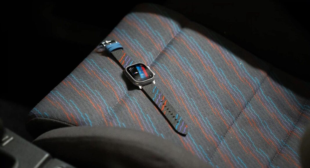 Bandwerk Turns BMW M3 E30 EVO Seat Fabric Into Apple Watch Strap