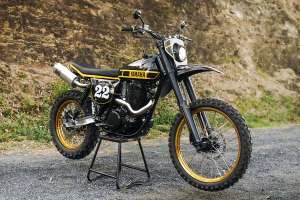 Yamaha XT500 vintage enduro restomod by Purpose Built Moto