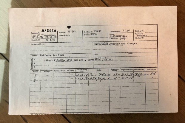 No Reserve: 1959 Porsche 356A Convertible D